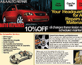 web site design for auto repair image