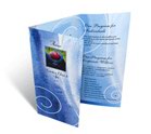threefold brochure design for health clinic sample image