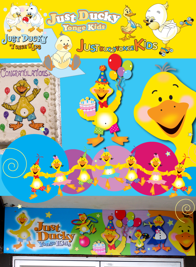 sample of brand identity design for just Ducky 1