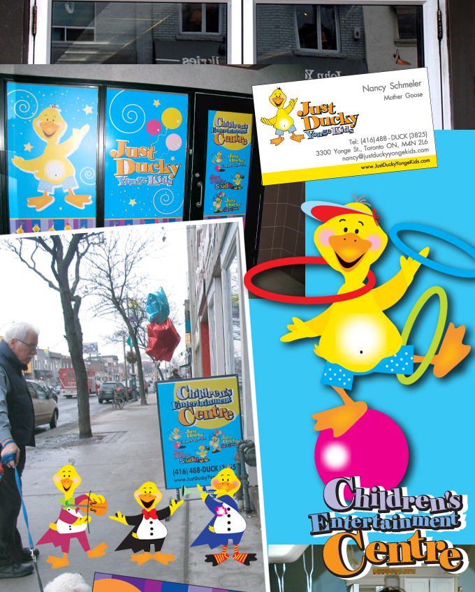 sample of brand identity design for just Ducky 2