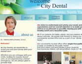 website design for dentist image