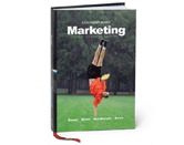 contemporary marketing First Canadian Edition text book cover design image for Canadian publisher. Boone, Kurtz, MacKenzie, Snow