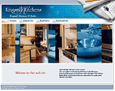 website design for kitchen designer image