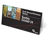 invitation card and corporate postcard graphic design for manufacturing company toronto image