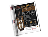 24 hours magazine ad design for for the Parfumeria parfume retail company