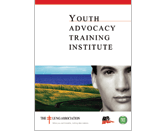 presentation folder design for youth Advocasy Training Institute preview image