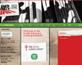 website design for youth advocacy image