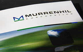 Murrenhil Corp. Brand Identity Design. Brochures and Website Development. Case Study.