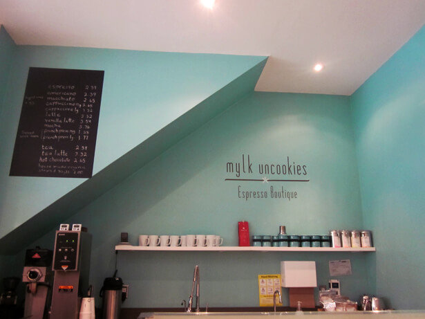 cafe interior and brand identity development