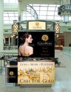 Exhibition Stand Design for Cash For Gold Company by New Design Group
