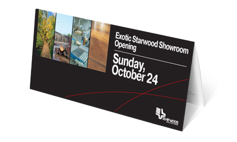image of tri-fold brochure design for Starwood Manufacturing