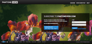 Pantone website look
