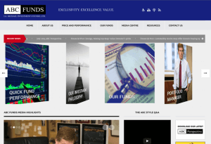 Financial Company Web Design by New Design Group