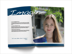 Prospectus Design for College by New Design Group