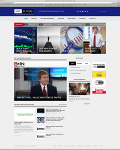 Web design for financial company by New Design Group