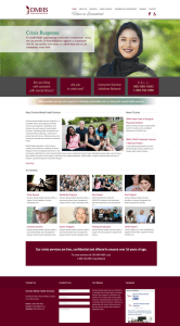 Health Service web design by New Design Group