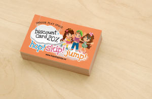 Promotional Discount Card Design by New Design Group for Hop Skip Jump