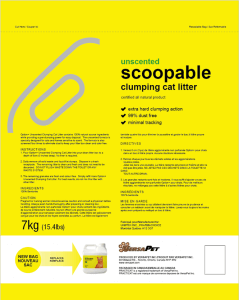 Package Design for cat litter by New Design Group