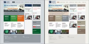 Caldwell different websites screenshot samples
