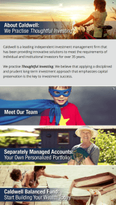 Caldwell website slides