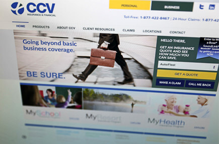 CCV Insurance Screenshot