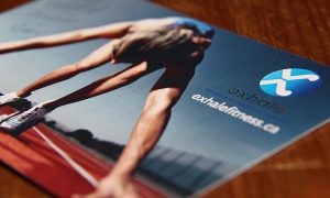 Exhale post card